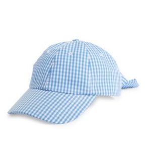 BP. Blue Gingham Bow Baseball Cap